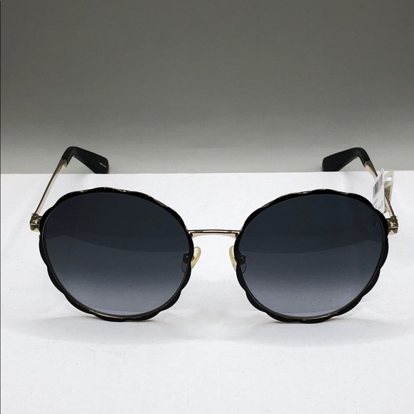 Kate Spade Cannes Gold Gradient Lens Round Sunglasses NEW main image 7